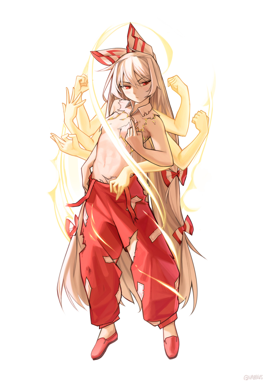 Fujiwara No Mokou (Touhou) Rule 34 Image
