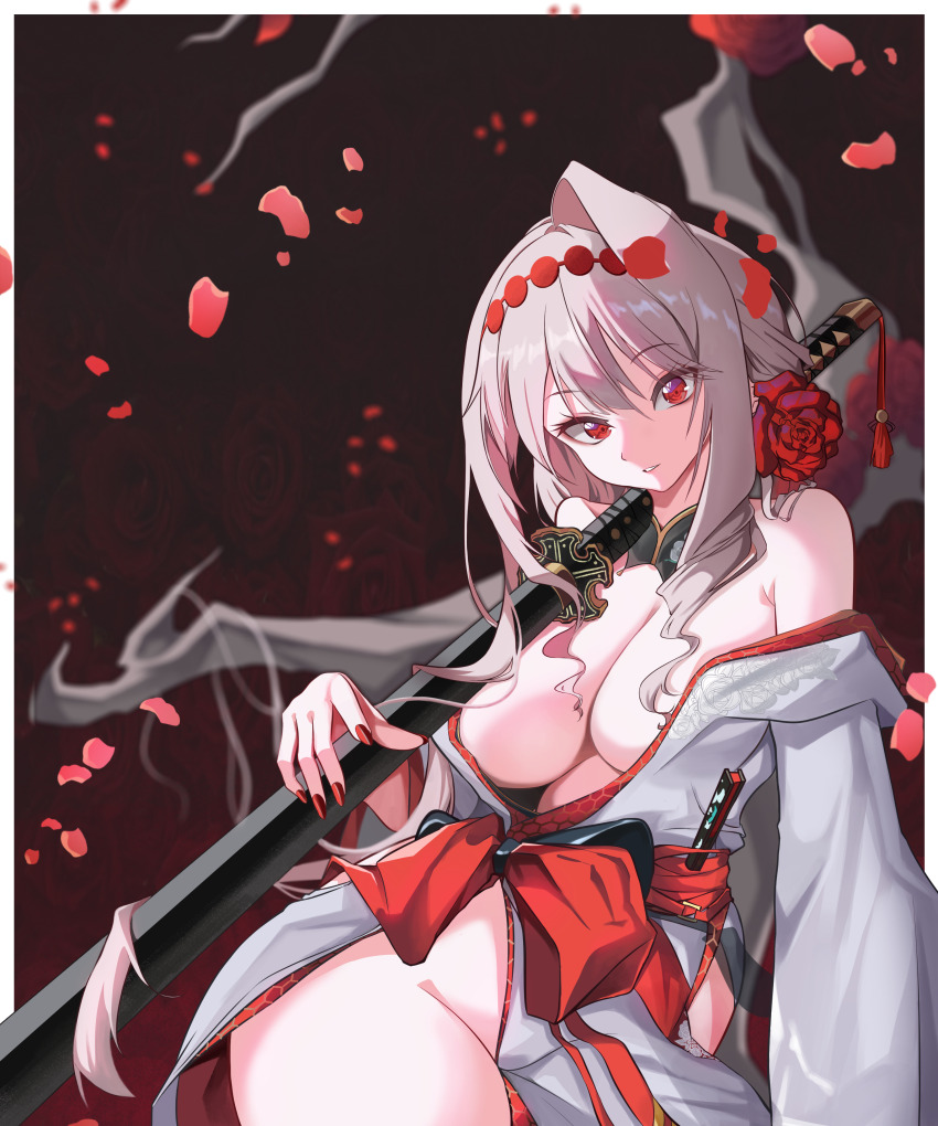 Scarlet (Black Shadow) (Longing Flower) (Nikke) Rule 34 Image