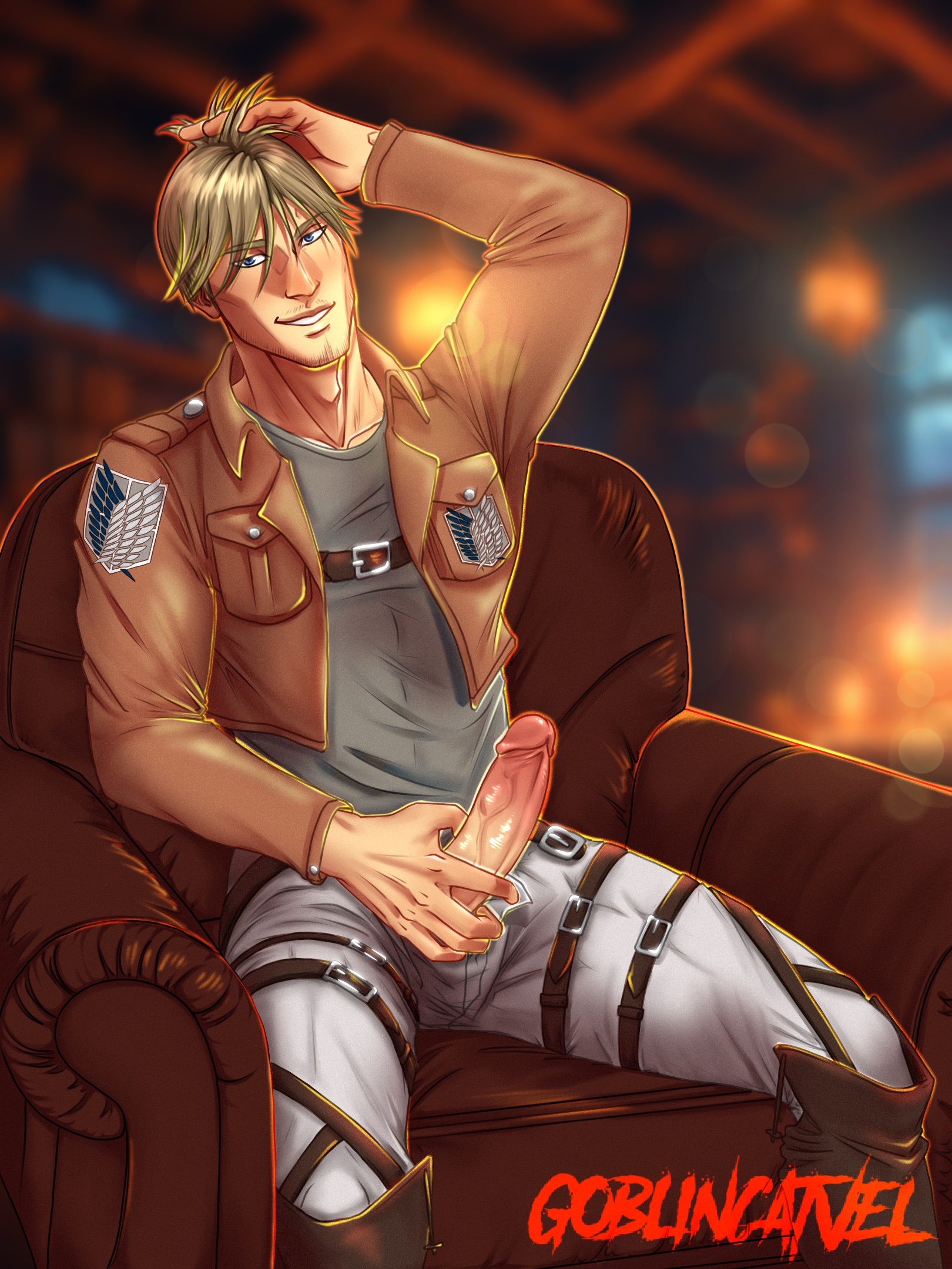 Mike Zakarius (Attack On Titan) Rule 34 Image