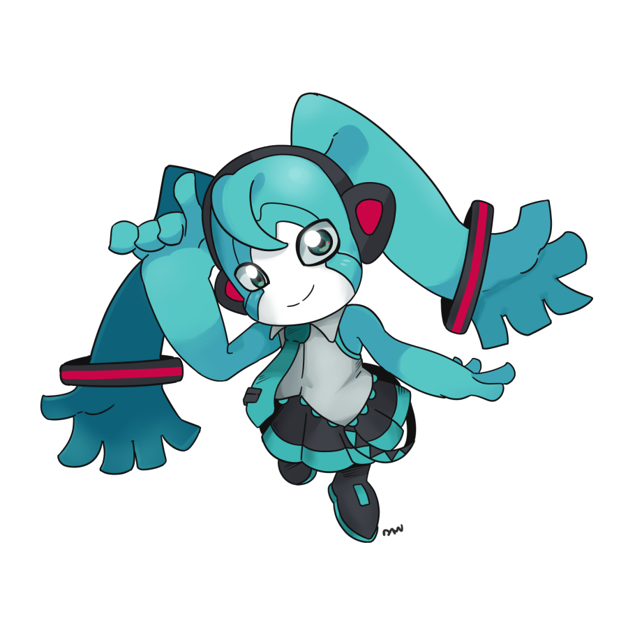 Hatsune Miku (Digimon) Rule 34 Image
