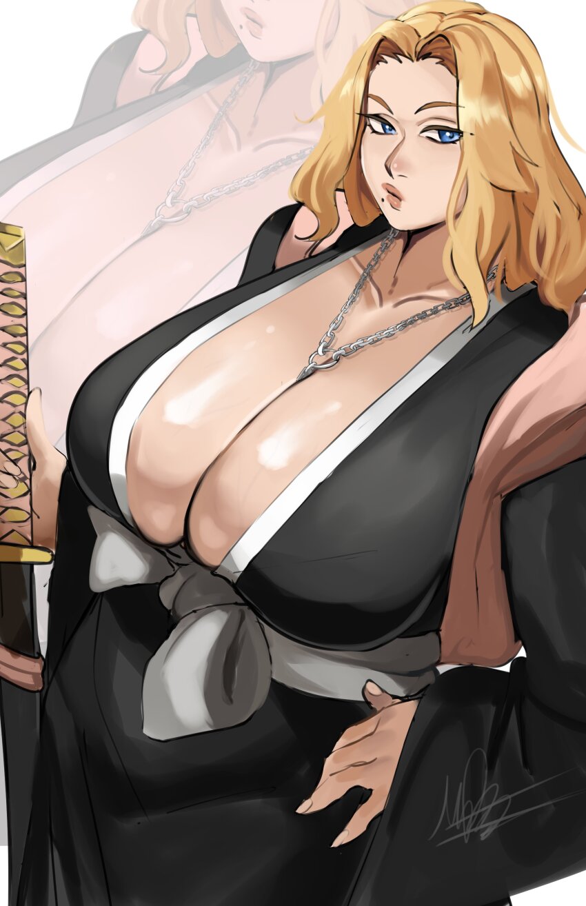 Matsumoto Rangiku (Bleach) Rule 34 Image