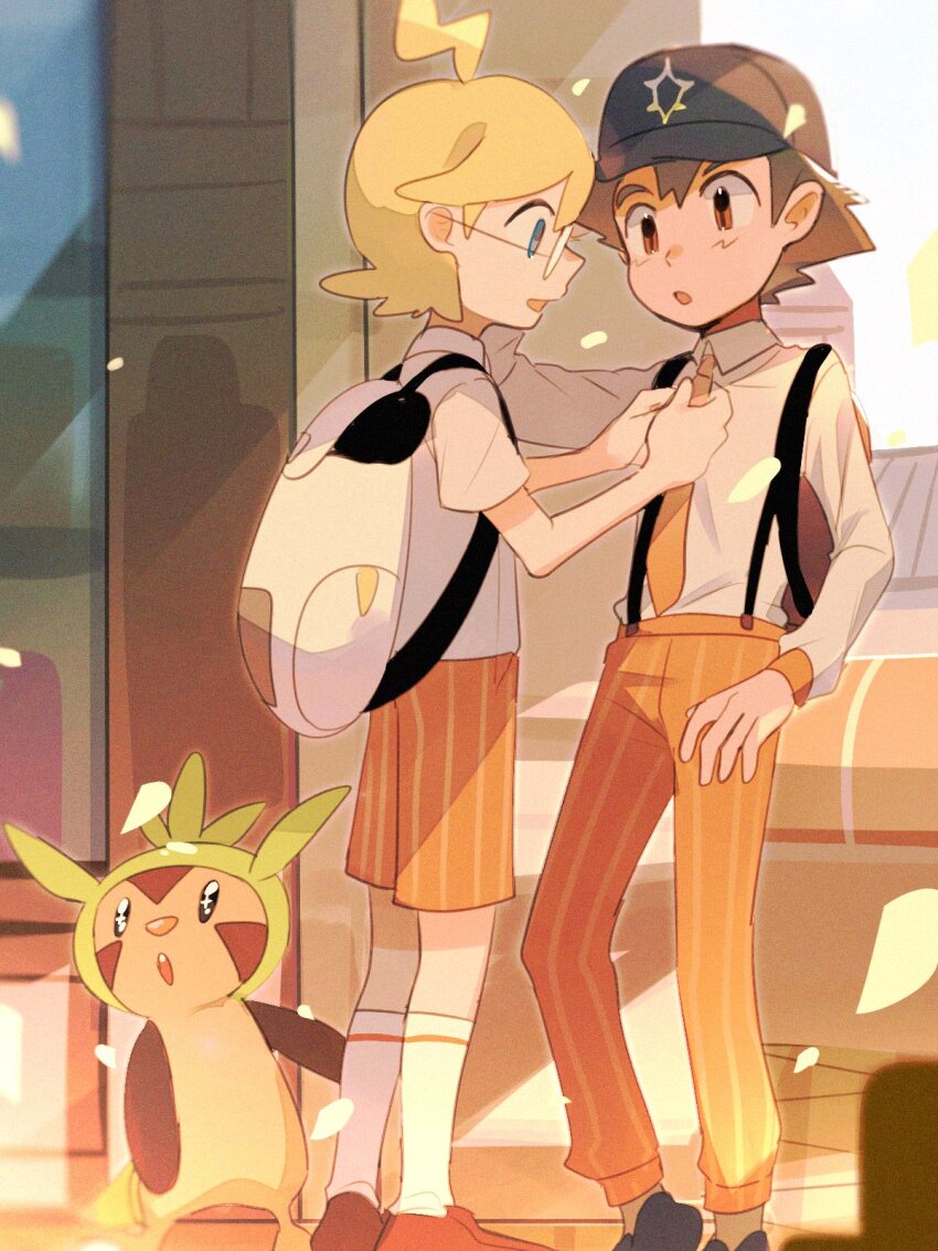 Ash Ketchum (Clemont (Pokemon)) Rule 34 Image