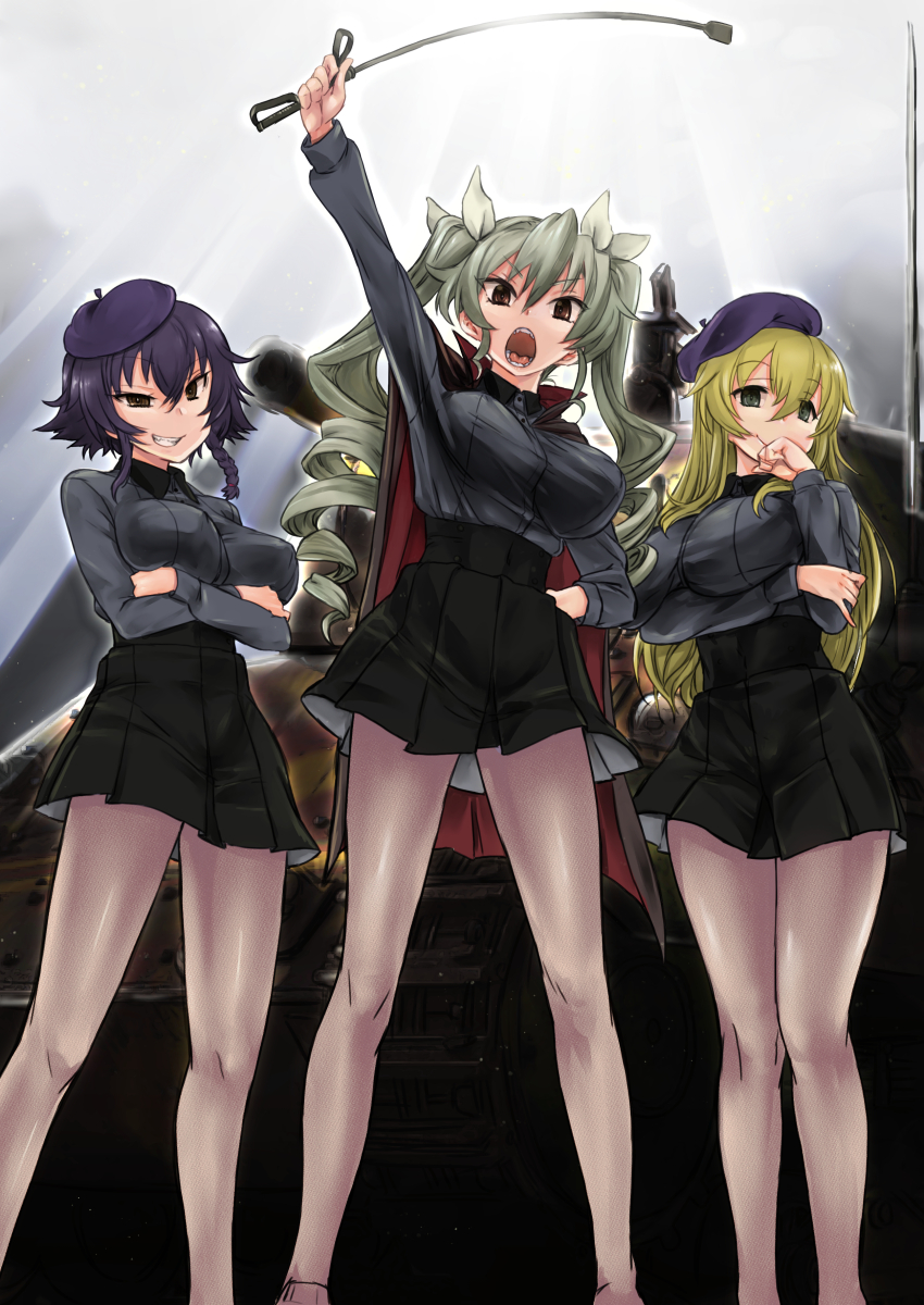 Anchovy (Girls Und Panzer) Rule 34 Image