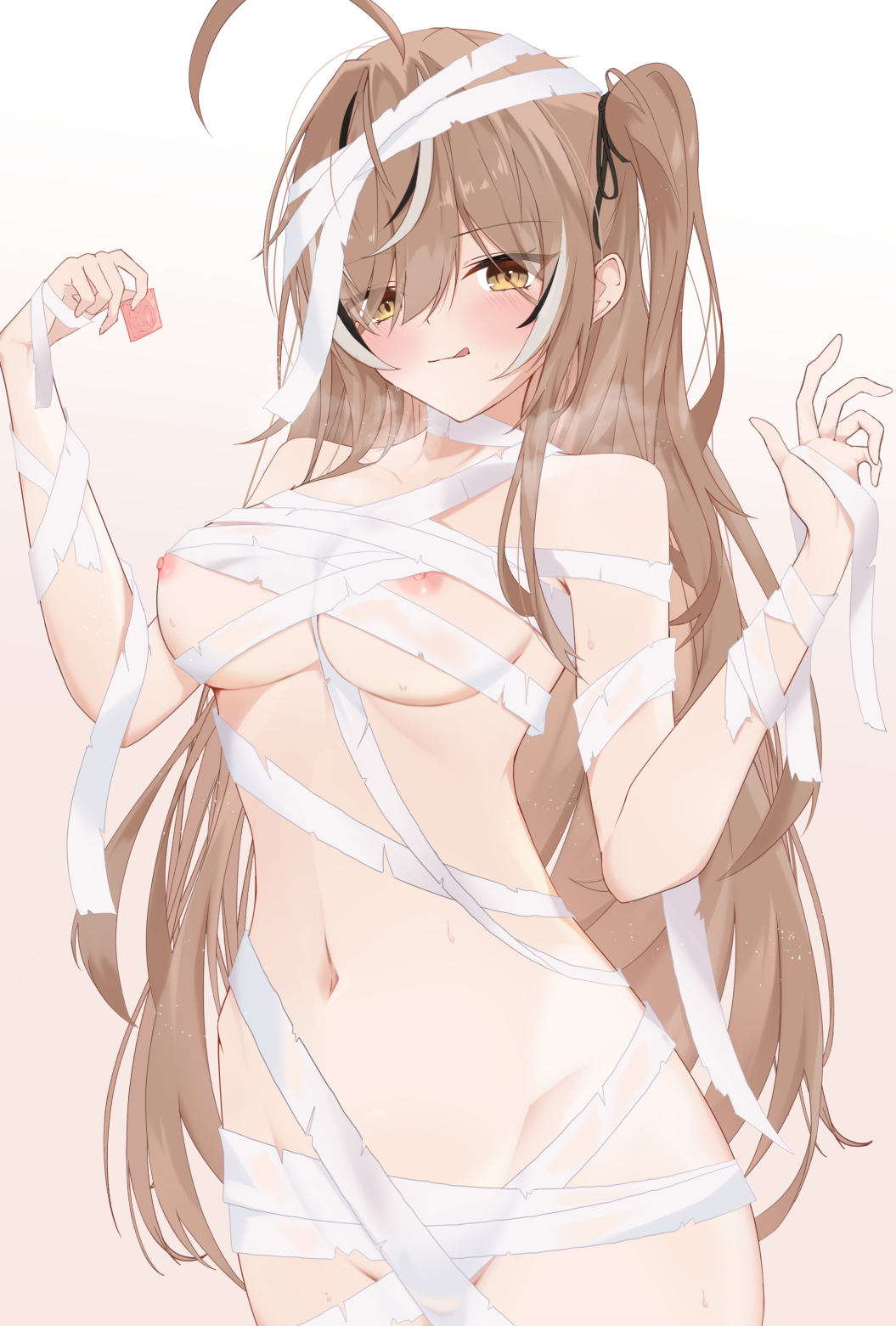Nanashi Mumei (Halloween) Rule 34 Image