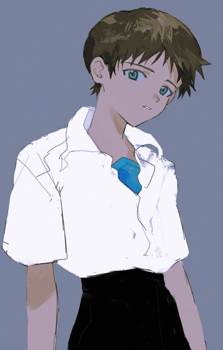 Ikari Shinji (Neon Genesis Evangelion) Rule 34 Image