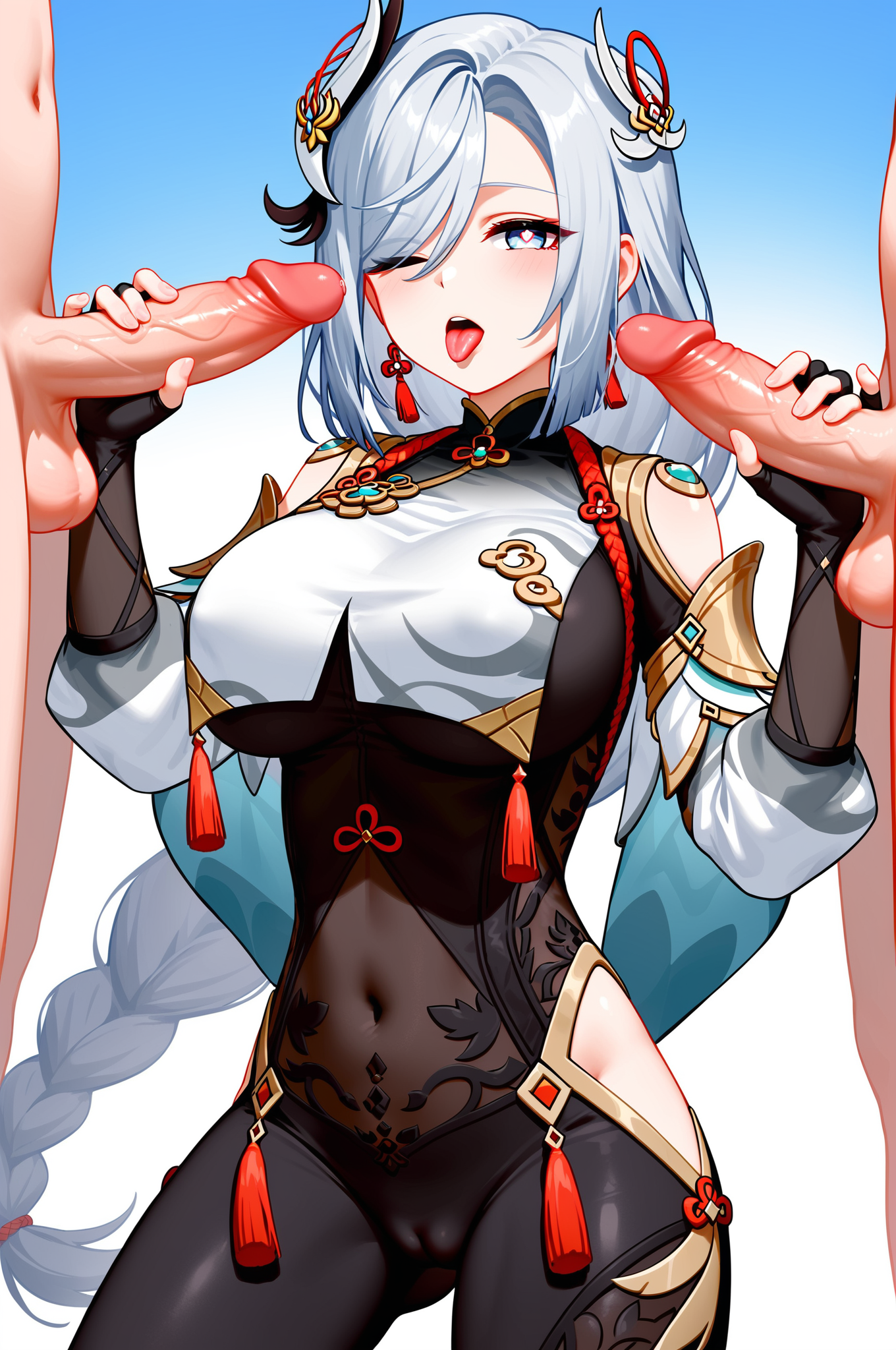 Shenhe (Genshin Impact) Rule 34 Image