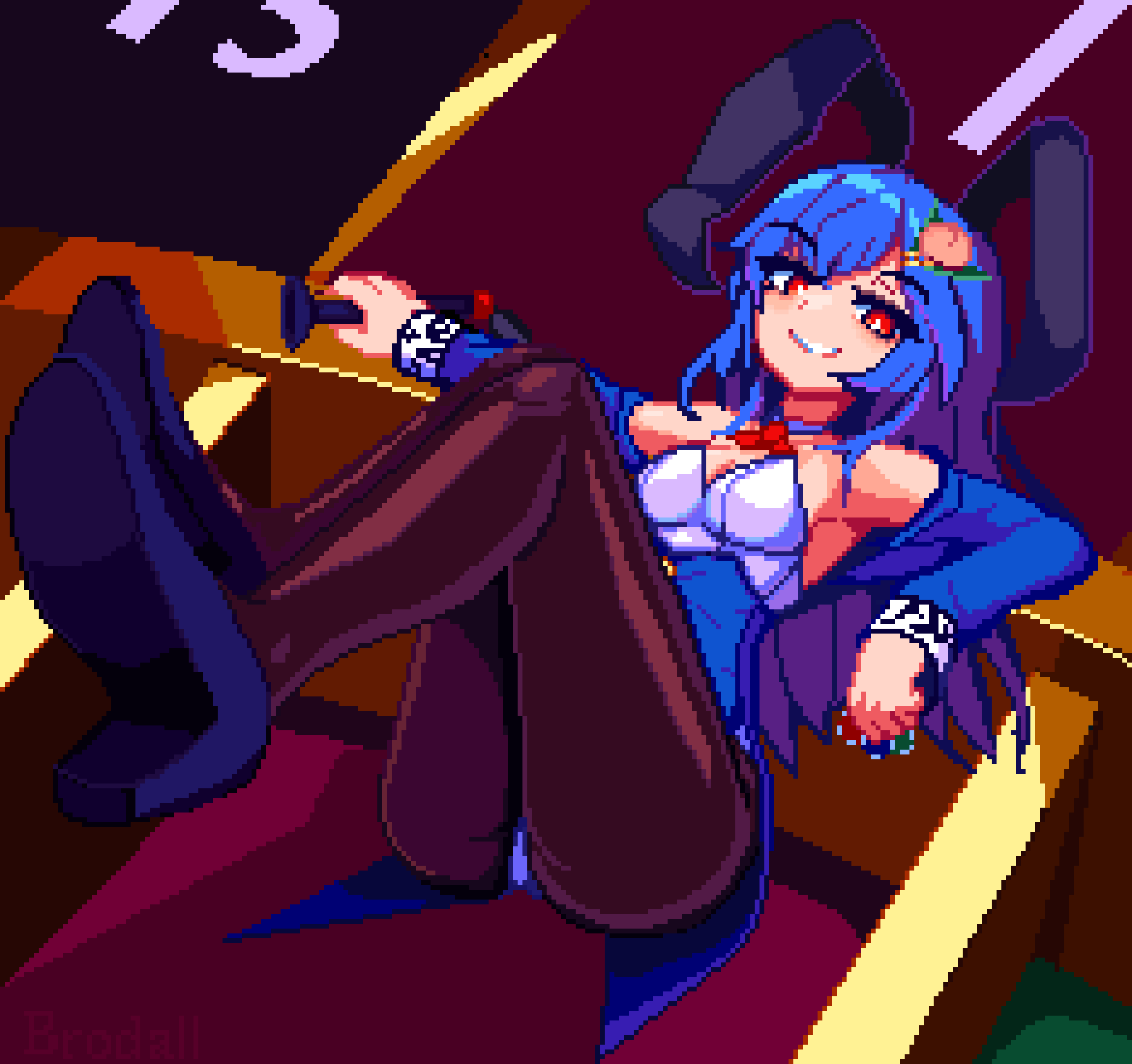 Hinanawi Tenshi (Touhou) Rule 34 Image