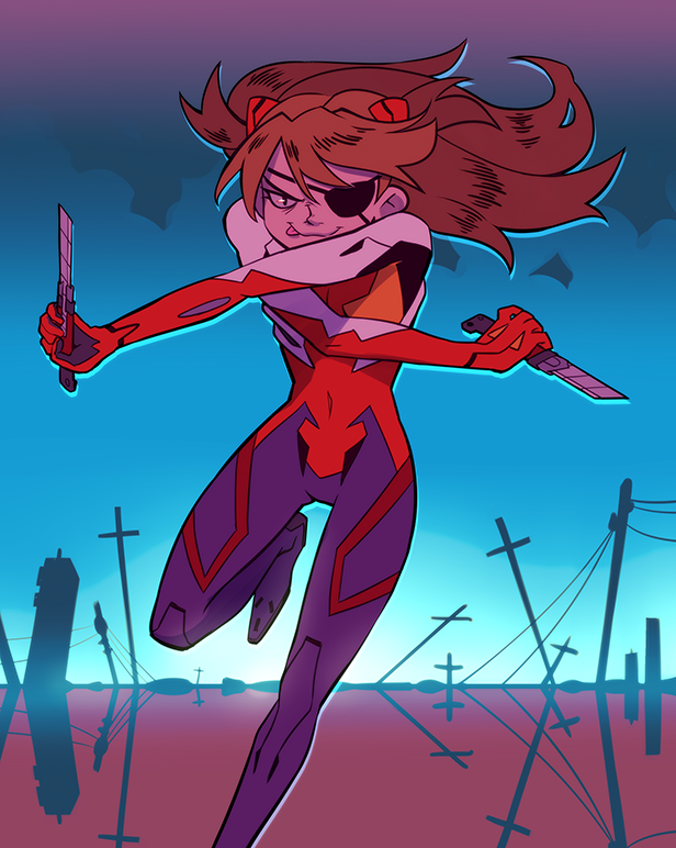 Souryuu Asuka Langley (Evangelion: 3.0 You Can (Not) Redo) Rule 34 Image
