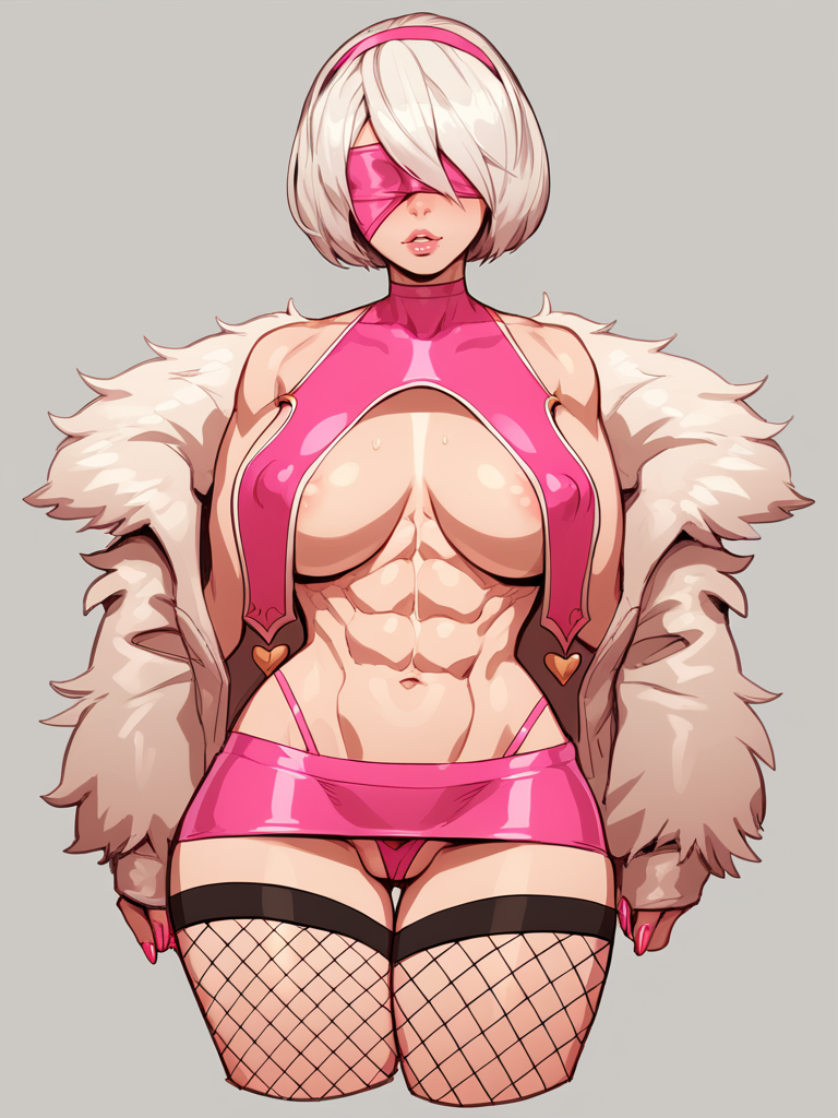 Yorha 2b (Nier: Automata) Rule 34 Image