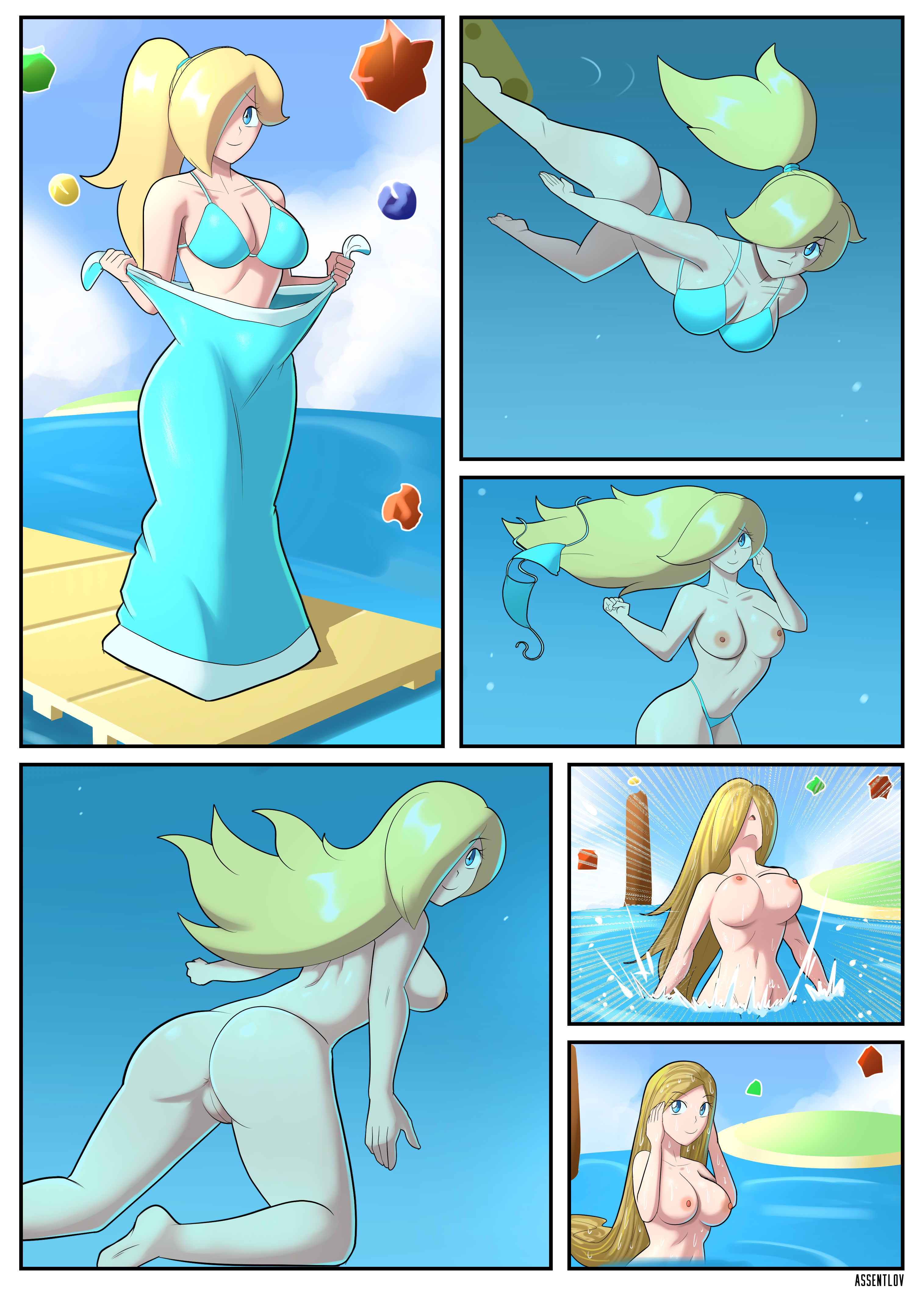 Princess Rosalina (Mario (Series)) Rule 34 Image