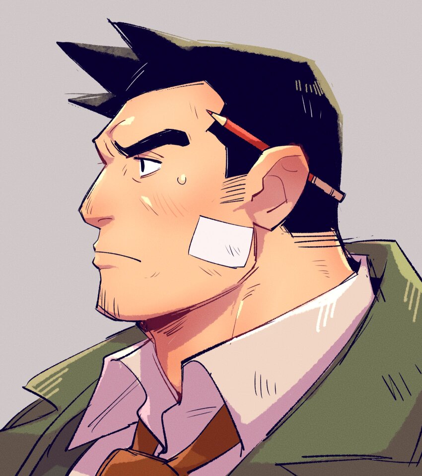 Dick Gumshoe (Ace Attorney) Rule 34 Image