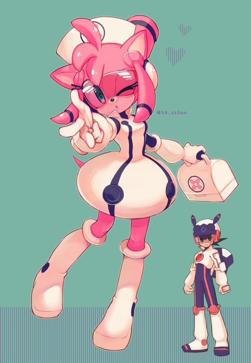 Amy Rose (Capcom) Rule 34 Image