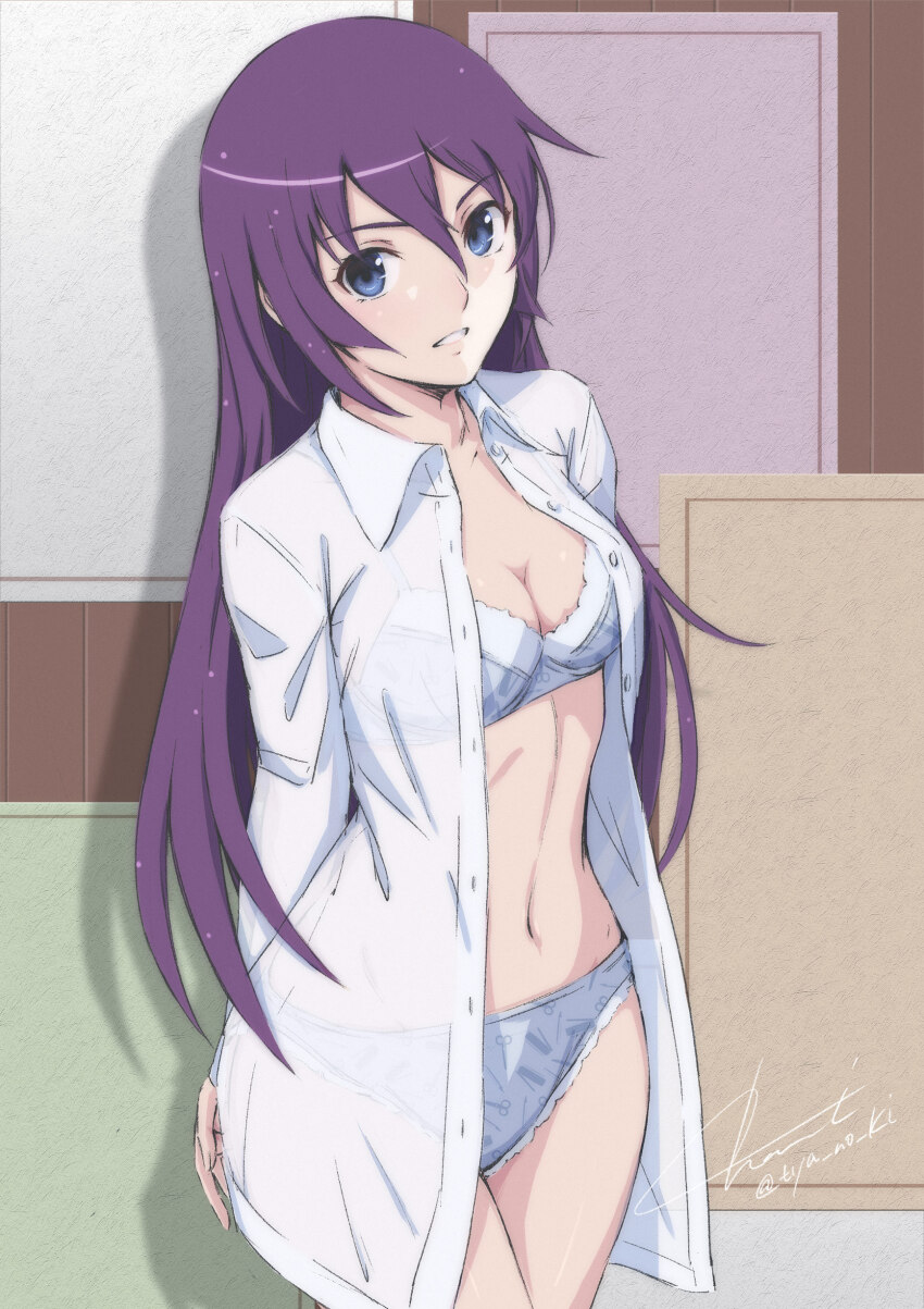 Senjougahara Hitagi (Bakemonogatari) Rule 34 Image