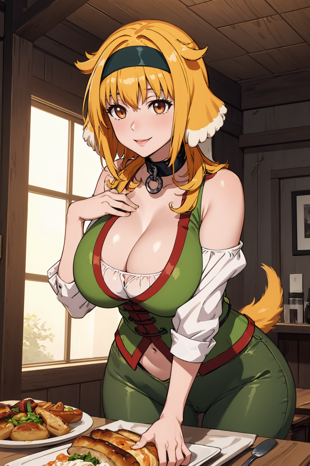 Roxanne (Isekai Meikyuu De Harem Wo) Rule 34 Image