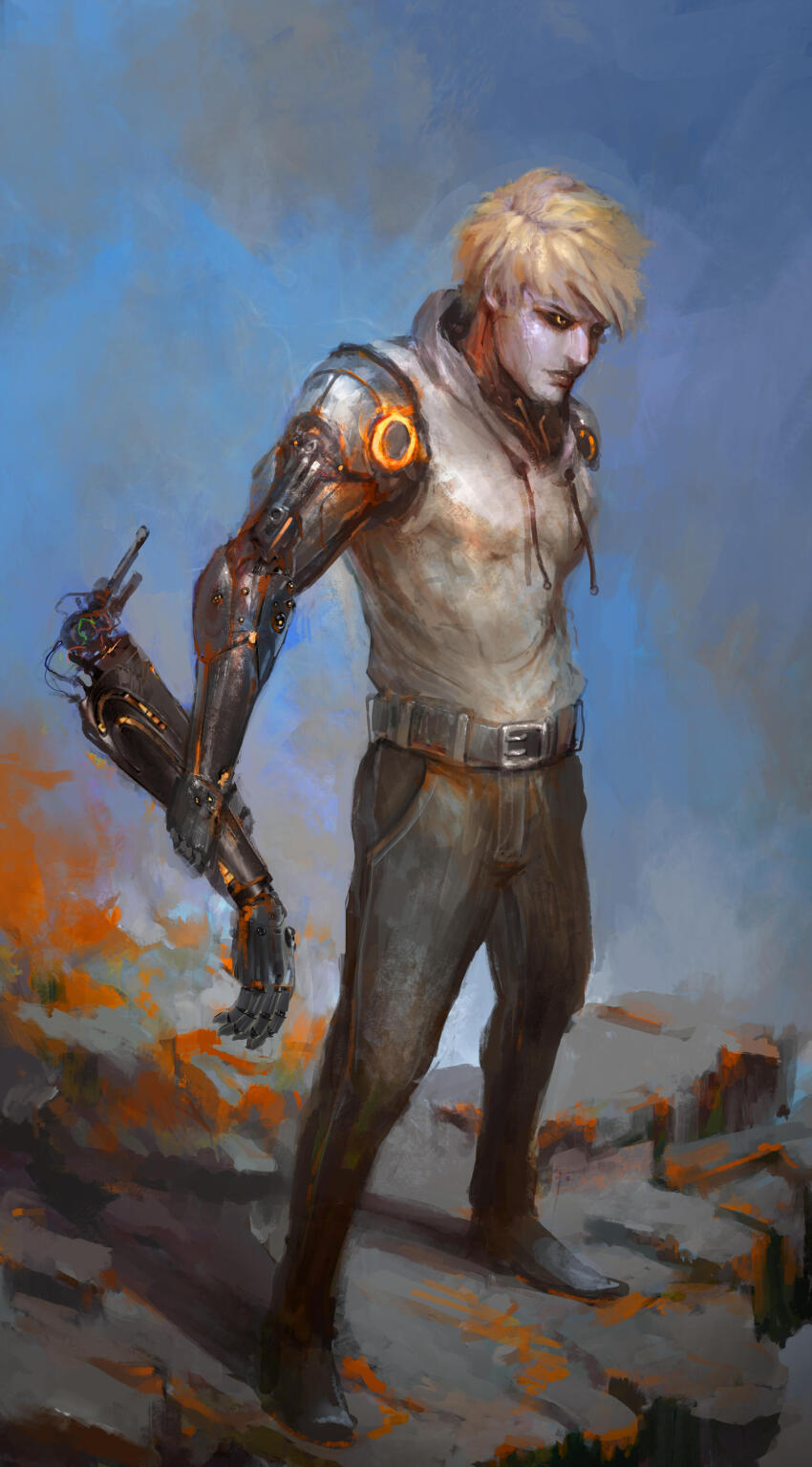 Genos (One-Punch Man) Rule 34 Image