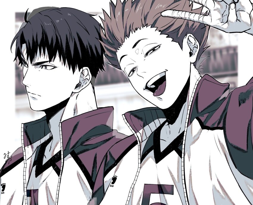 Ushijima Wakatoshi (Haikyuu!!) Rule 34 Image