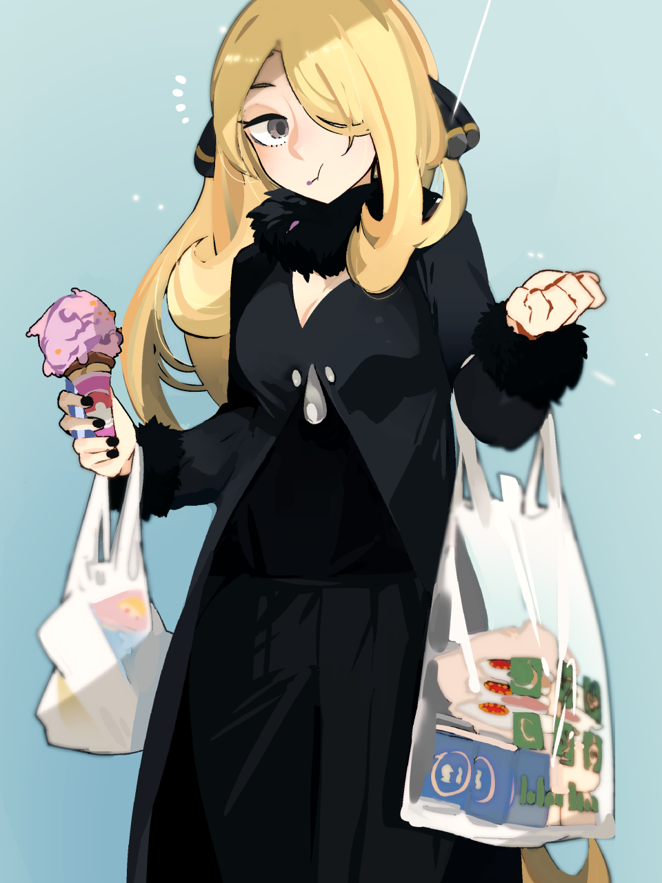 Cynthia (Pokemon) Rule 34 Image