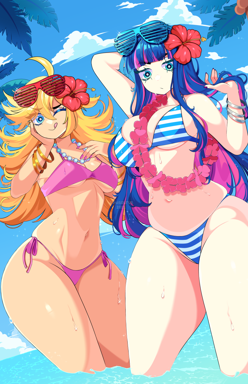 Panty Anarchy (Panty & Stocking With Garterbelt) Rule 34 Image