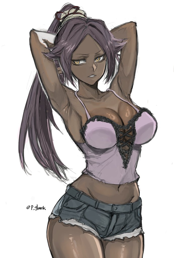 Shihouin Yoruichi (Bleach) Rule 34 Image