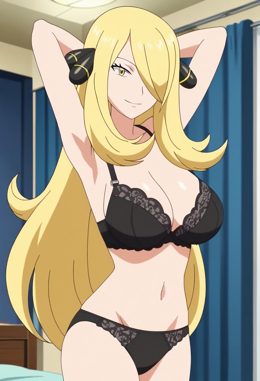 Cynthia (Pokemon) Rule 34 Image