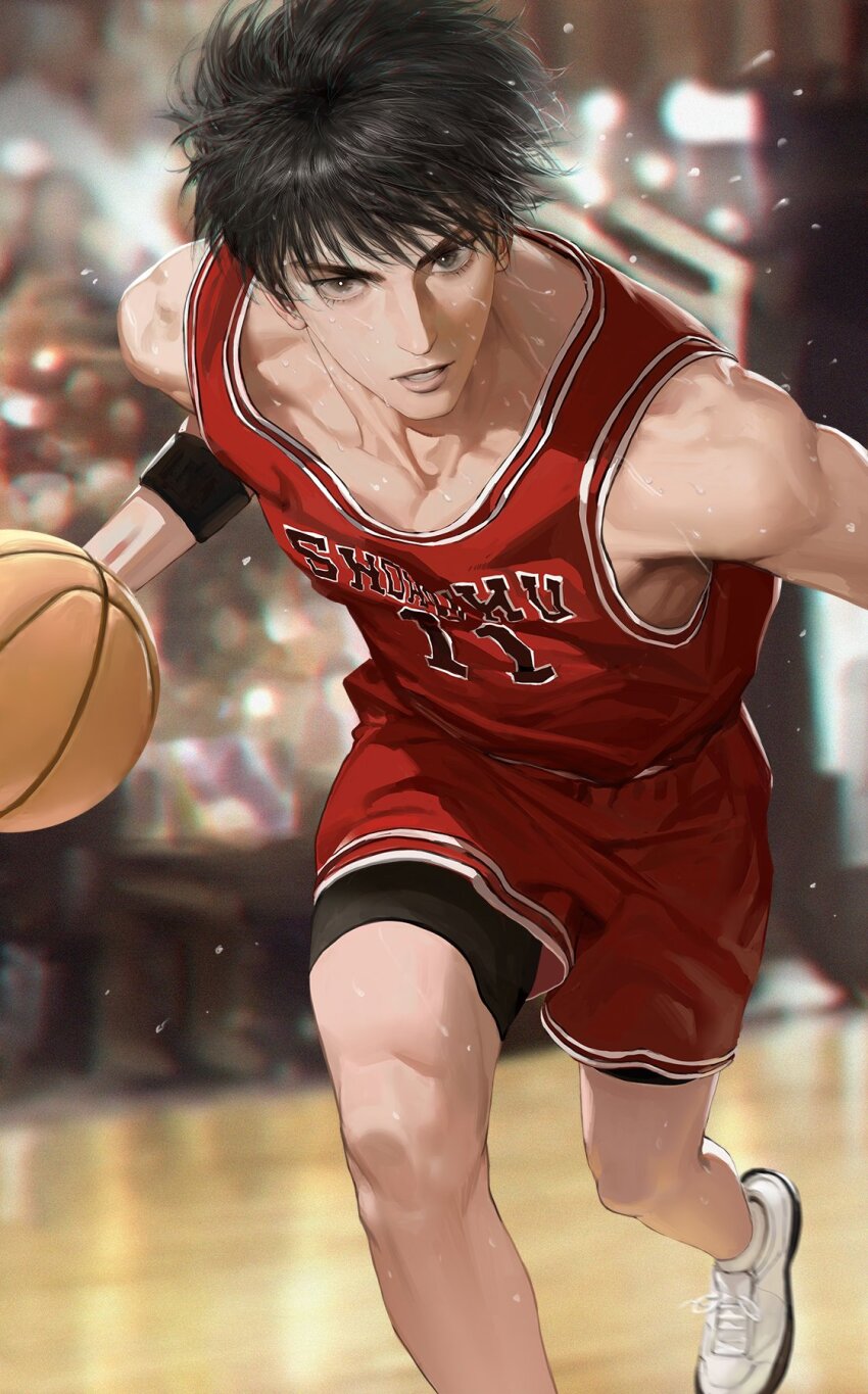 Rukawa Kaede (Slam Dunk (Series)) Rule 34 Image
