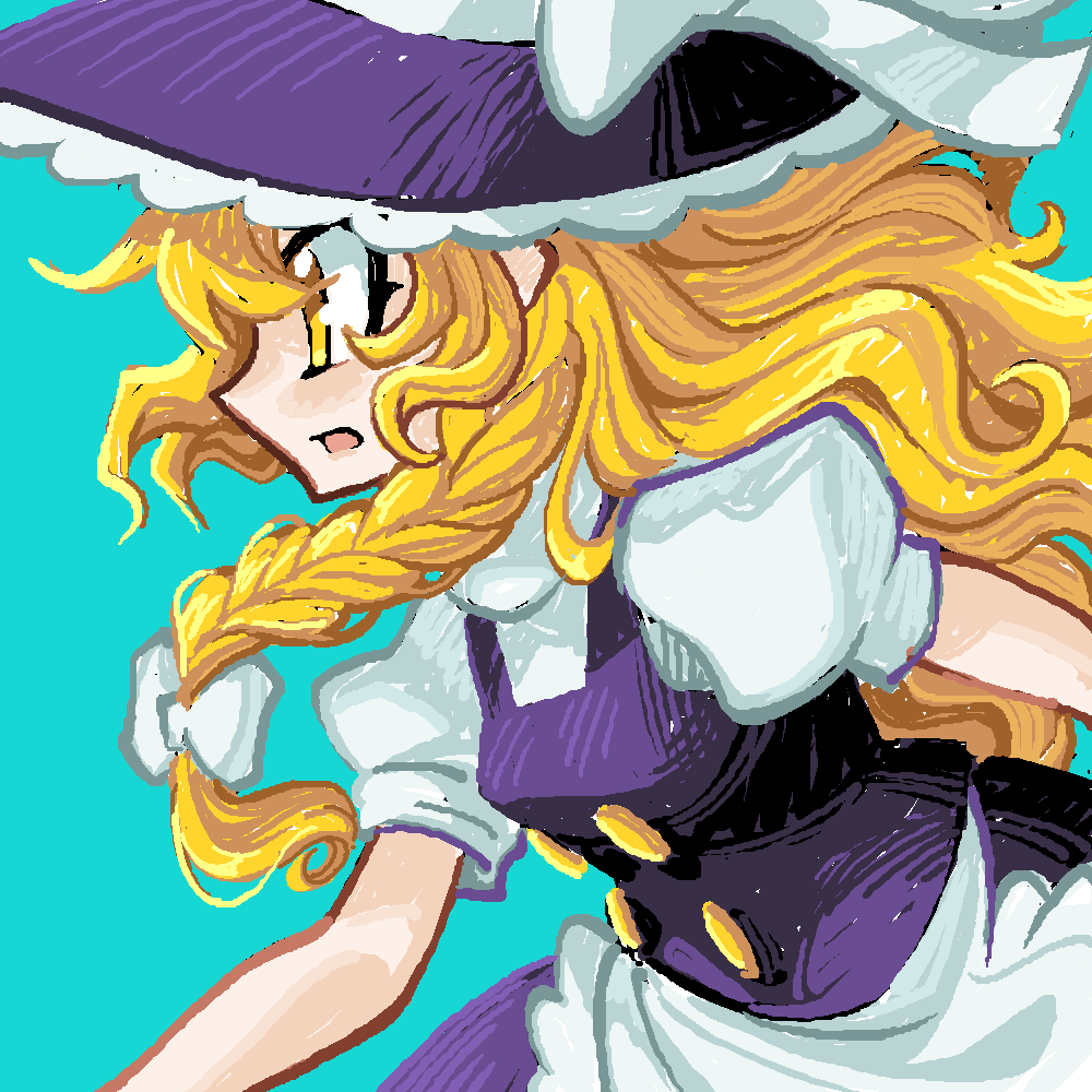 Kirisame Marisa (Touhou) Rule 34 Image