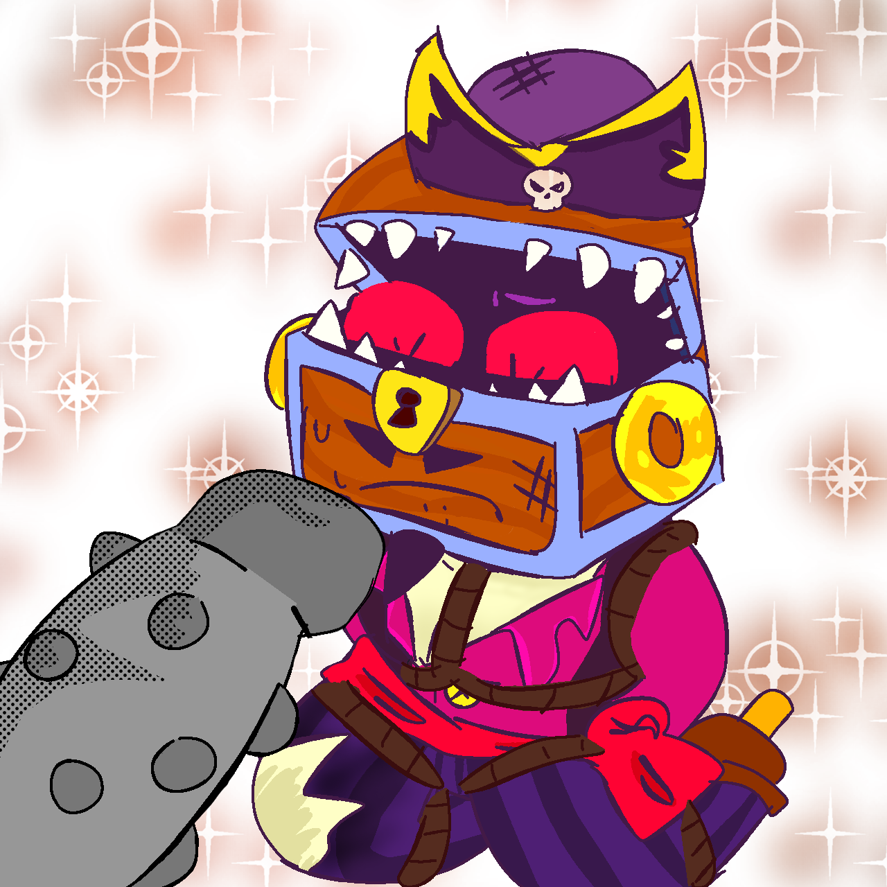 Darryl (Brawl Stars) Rule 34 Image