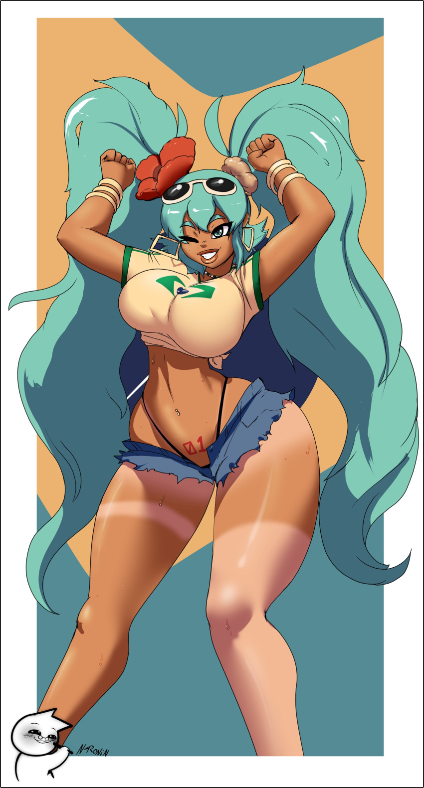 Brazilian Miku (Vocaloid) Rule 34 Image