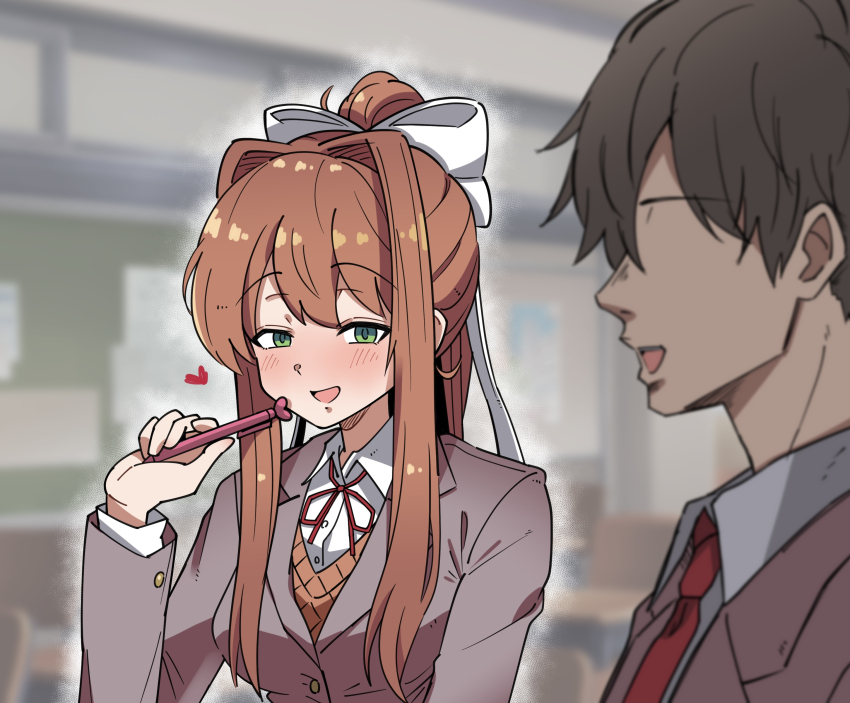 Monika (Doki Doki Literature Club) Rule 34 Image