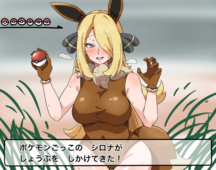 Cynthia (Pokemon) Rule 34 Image