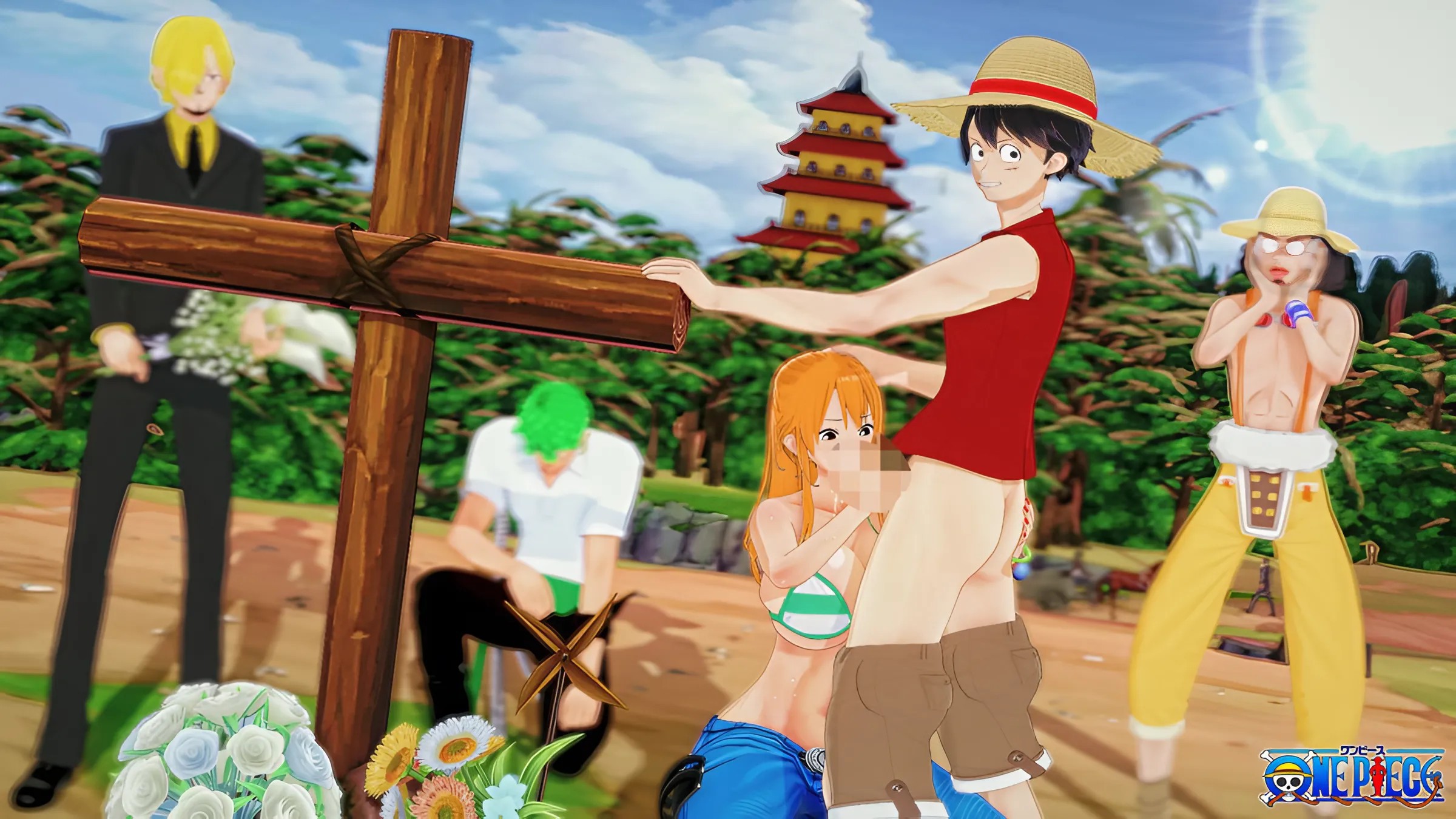 Monkey D Luffy (One Piece) Rule 34 Image