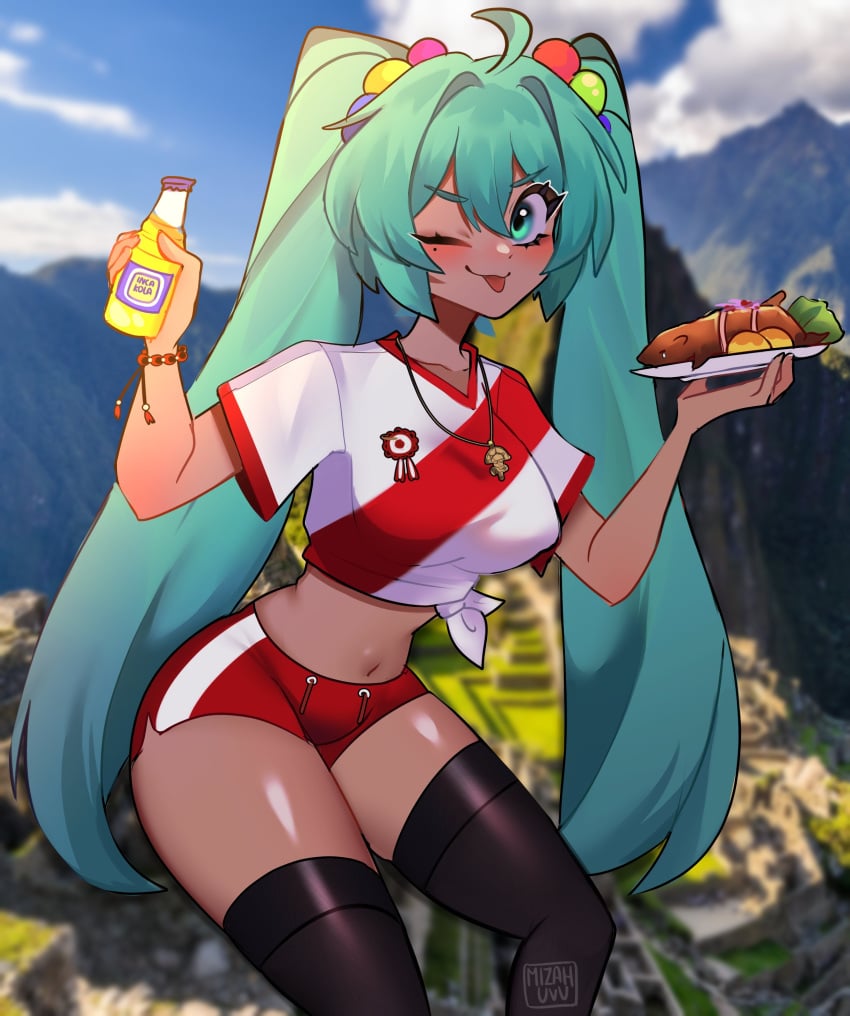 Hatsune Miku (Federacion Peruana Del Futbol) Rule 34 Image