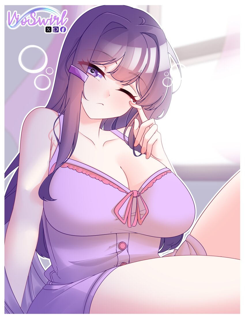 Yuri (Doki Doki Literature Club) Rule 34 Image