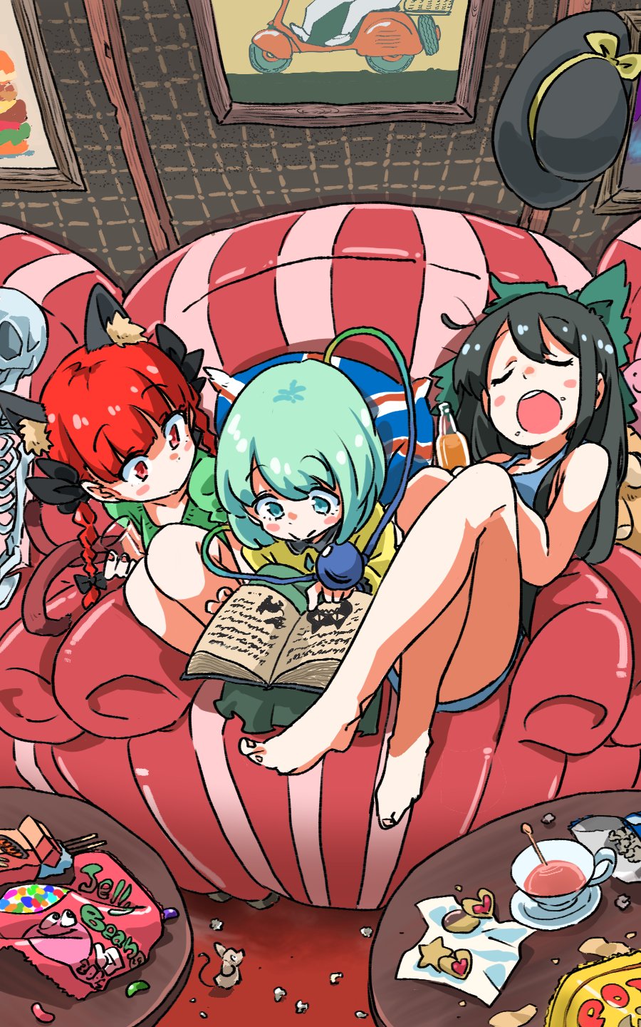 Kaenbyou Rin (Touhou) Rule 34 Image