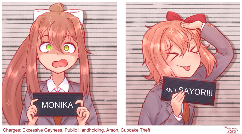Monika (Doki Doki Literature Club) Rule 34 Image