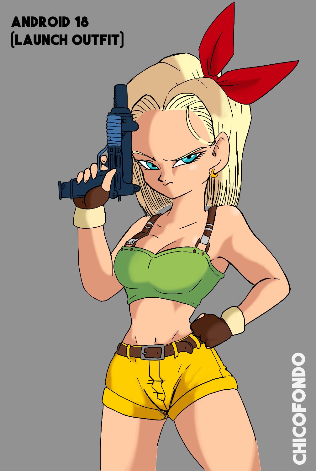 Android 18 (Dragon Ball) Rule 34 Image