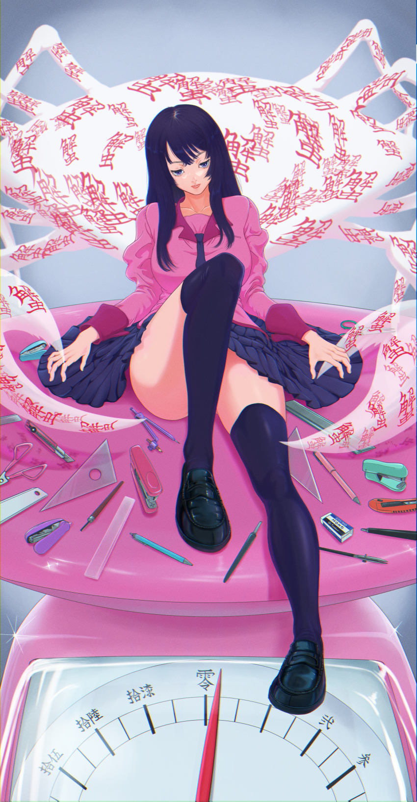 Senjougahara Hitagi (Bakemonogatari) Rule 34 Image