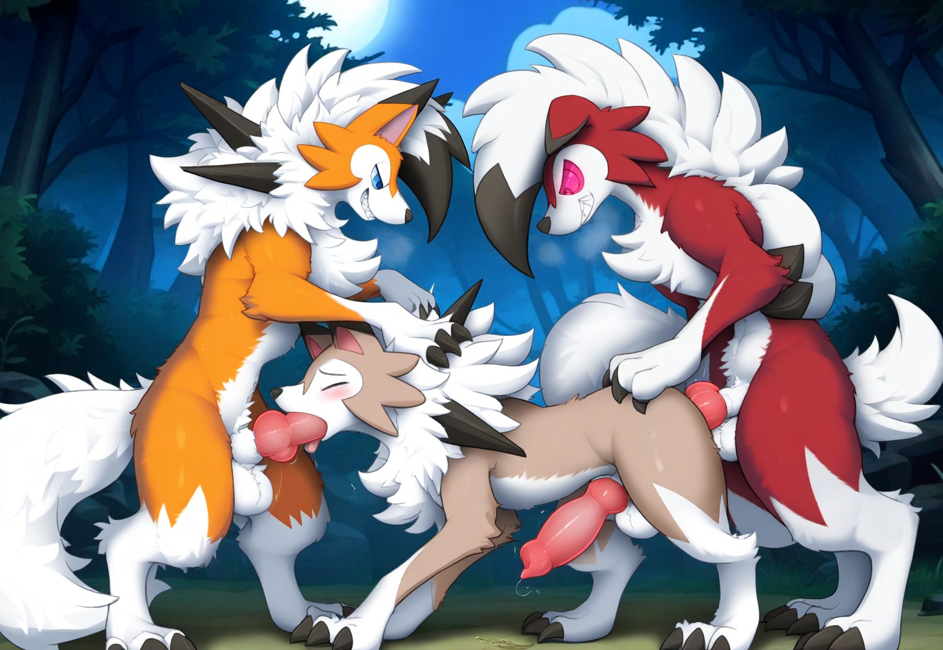 Dusk Lycanroc Rule 34 Image
