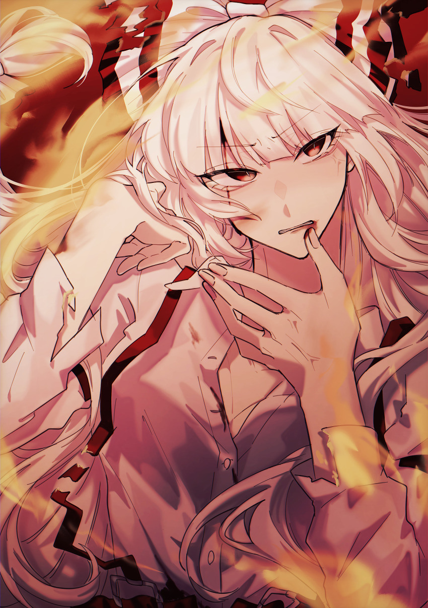 Fujiwara No Mokou (Touhou) Rule 34 Image