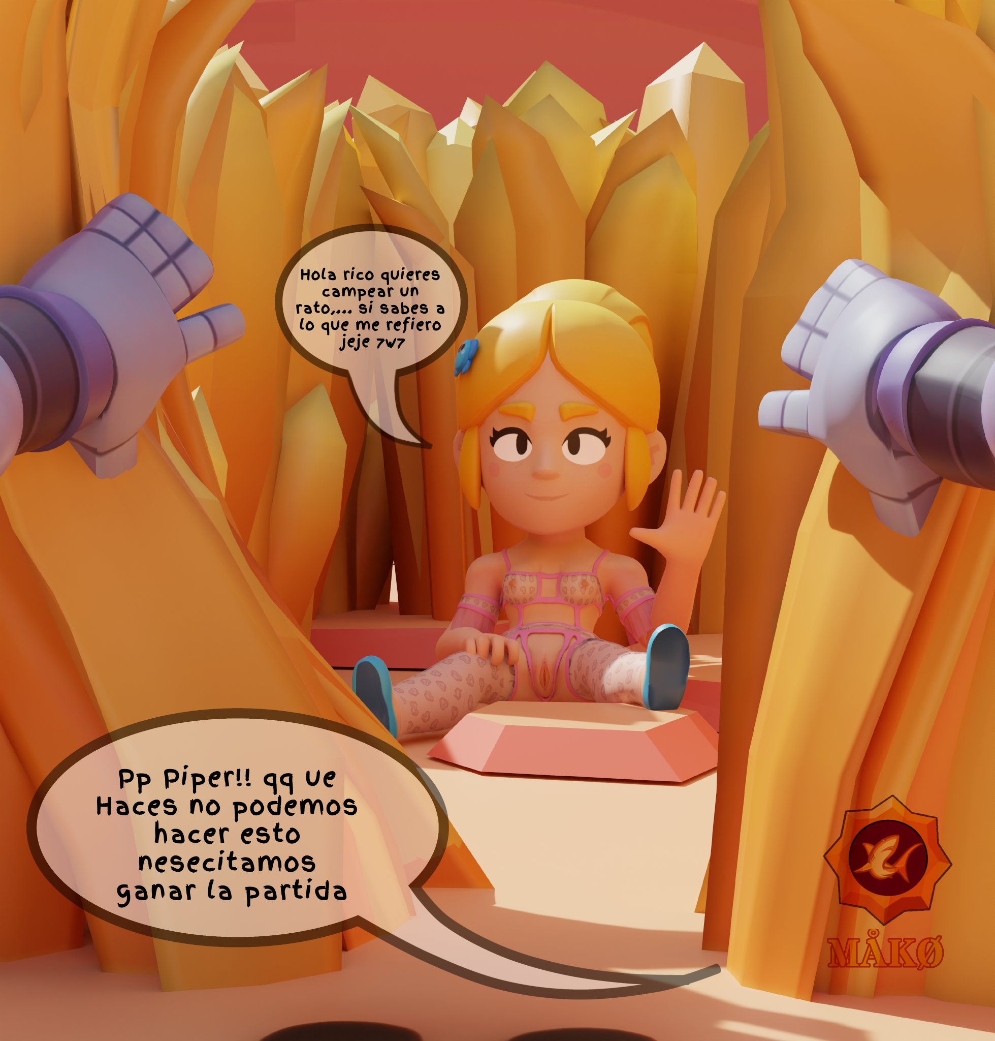 Piper (Brawl Stars) Rule 34 Image