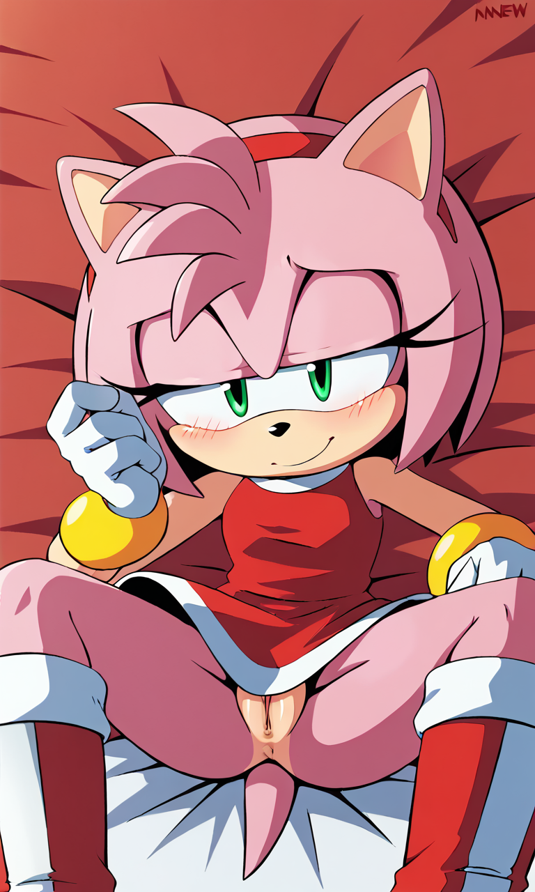 Amy Rose (Idw Comics) Rule 34 Image