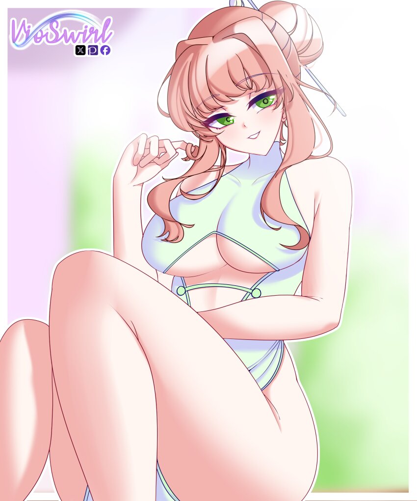 Monika (Doki Doki Literature Club) Rule 34 Image