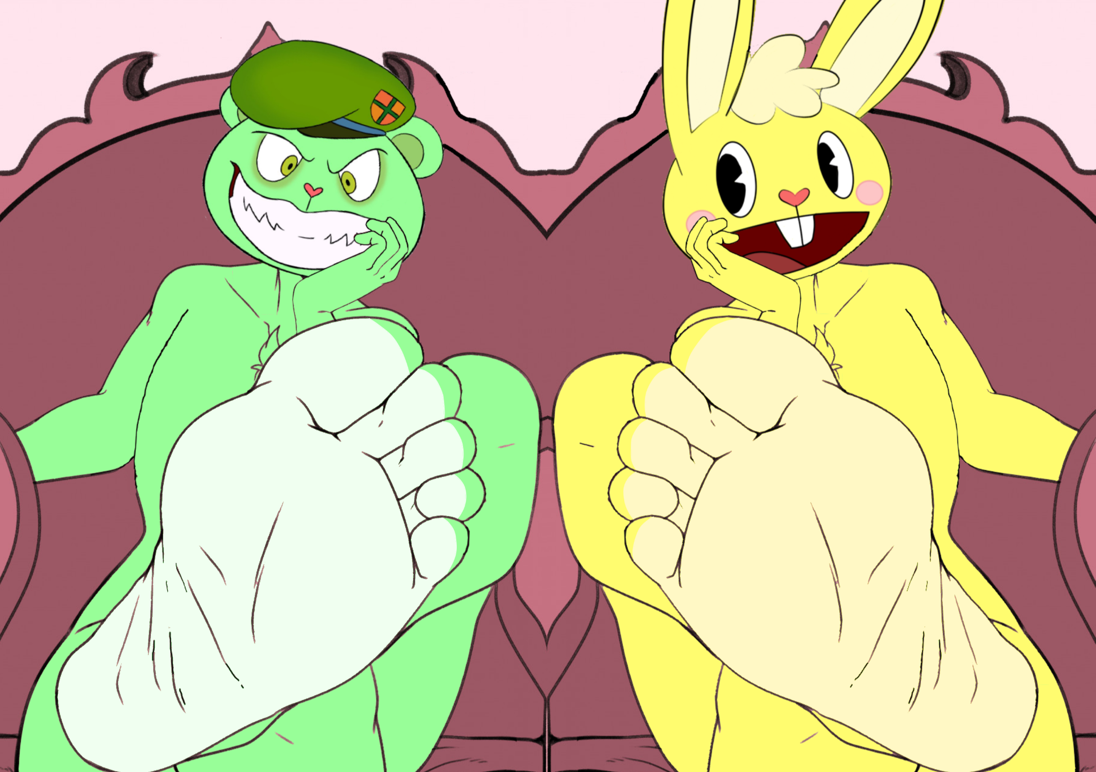 Cuddles (Happy Tree Friends) Rule 34 Image