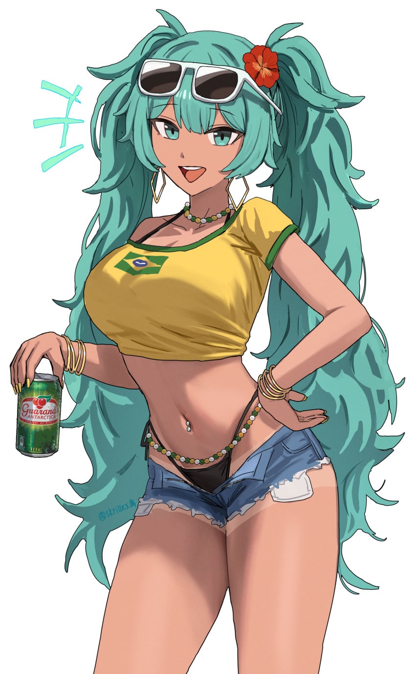 Brazilian Miku (Guarana Antarctica) Rule 34 Image