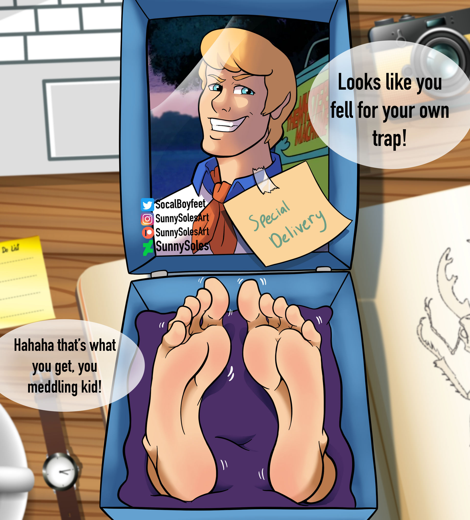 Fred Jones (Hanna-Barbera) Rule 34 Image