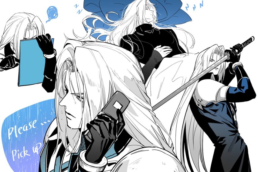 Sephiroth (Final Fantasy) Rule 34 Image