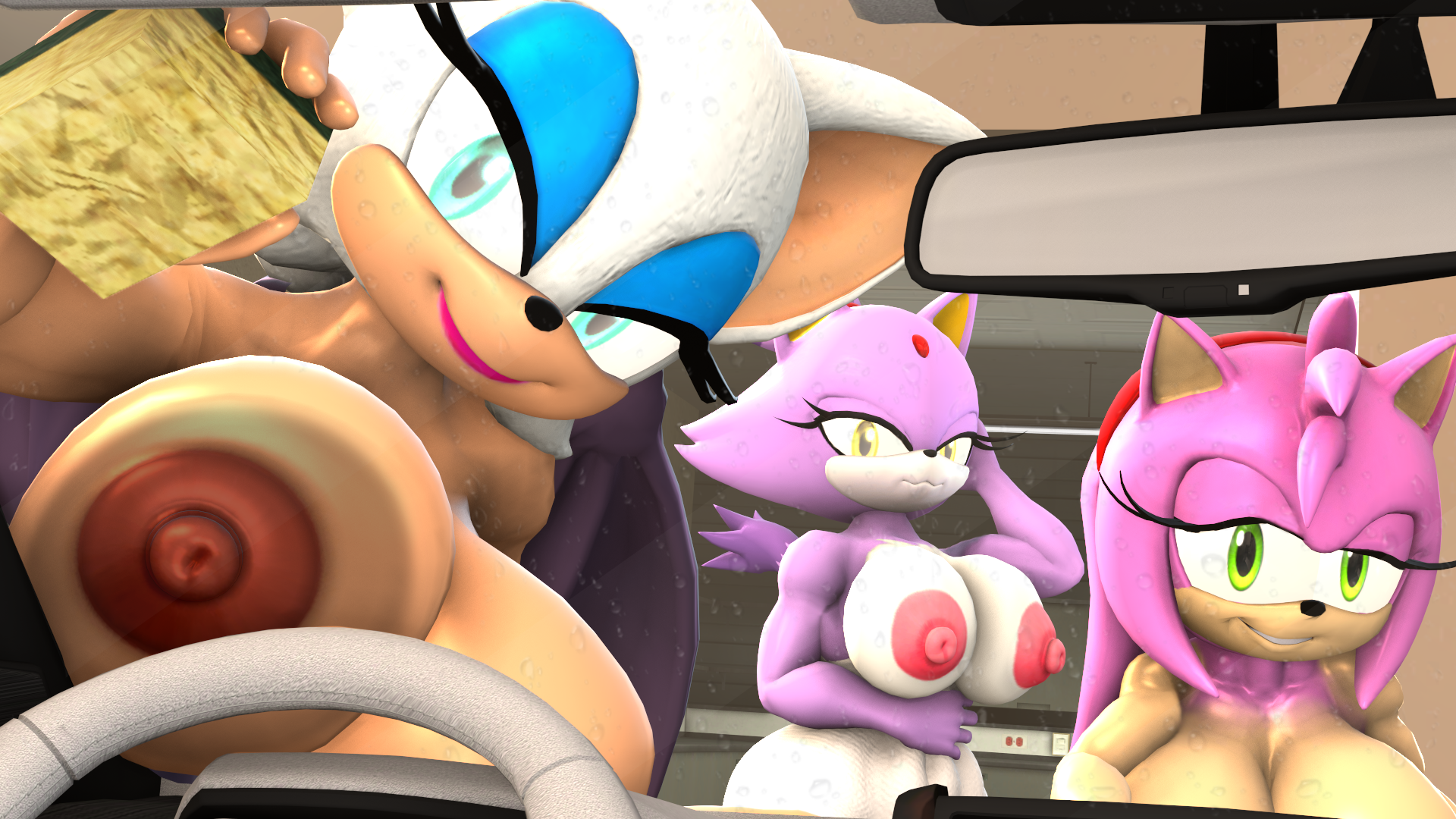 Amy Rose (Sega) Rule 34 Image