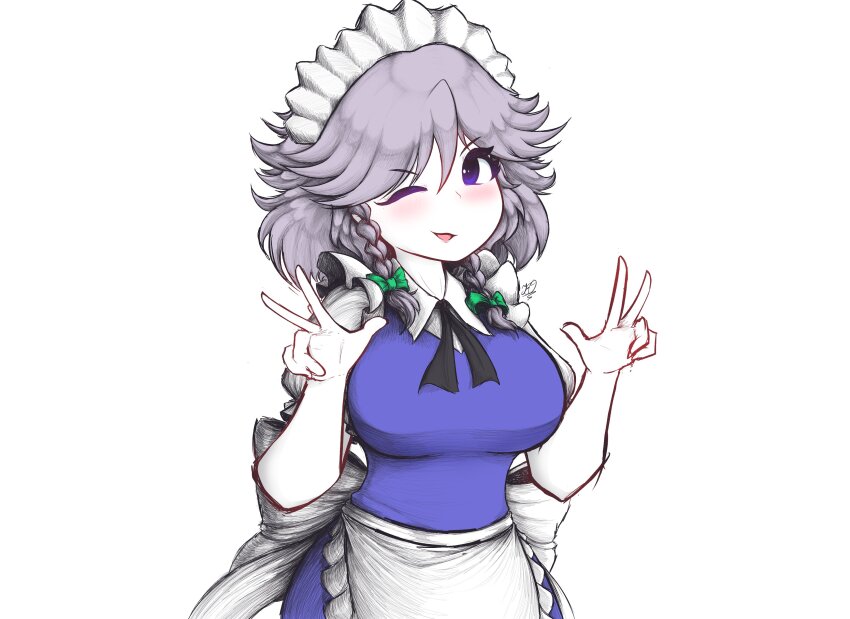 Izayoi Sakuya (Touhou) Rule 34 Image