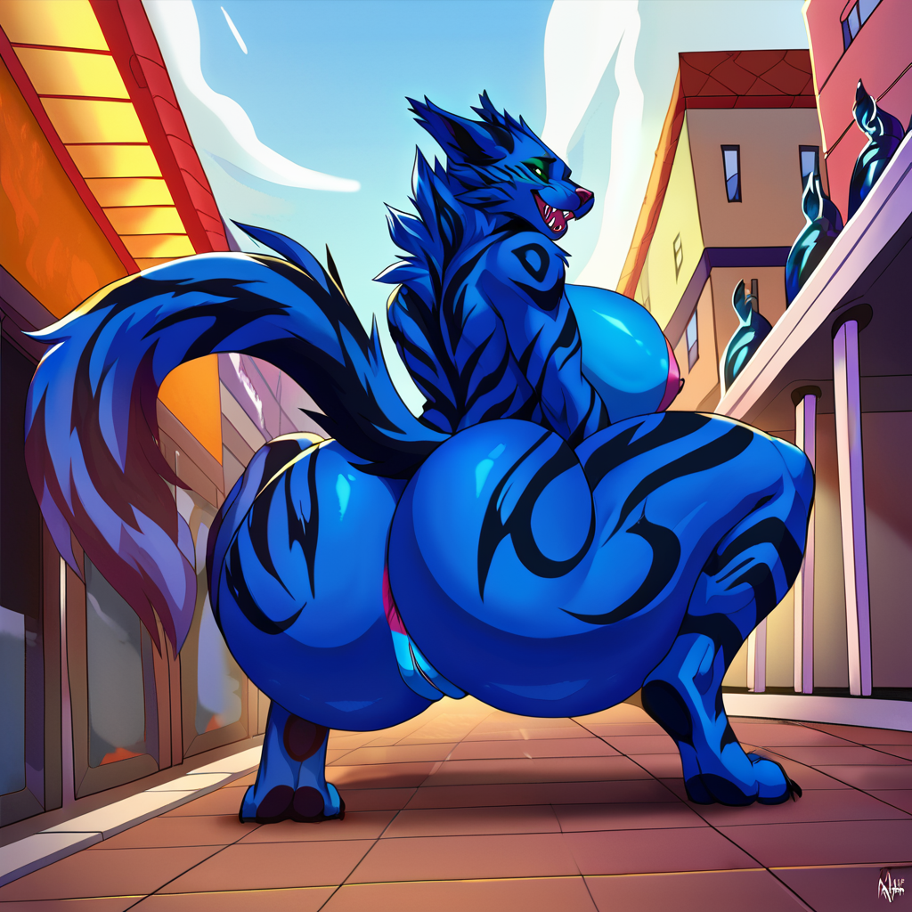 Nii Yugito (Matatabi (Naruto)) Rule 34 Image