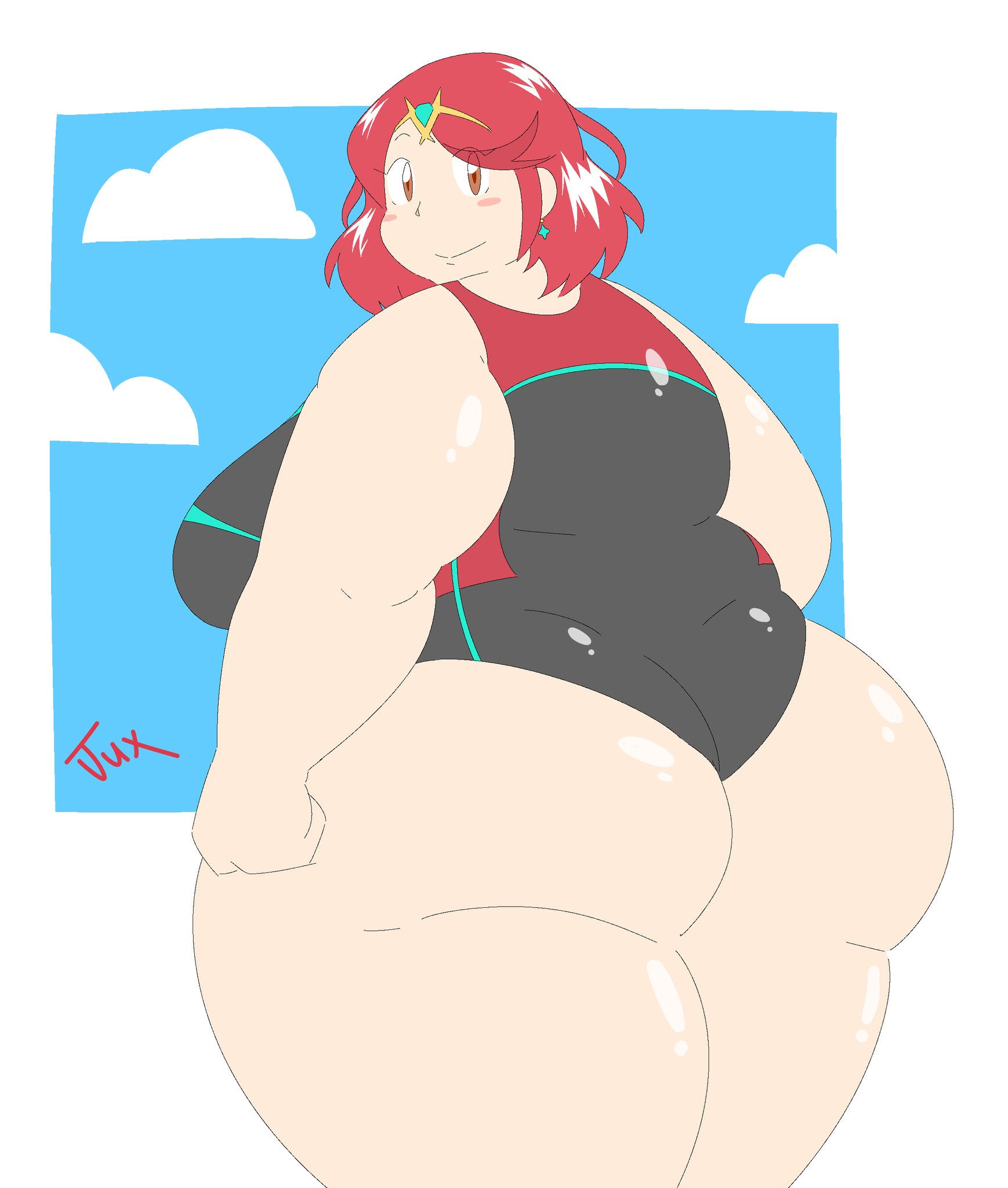 Pyra (Xenoblade (Series)) Rule 34 Image